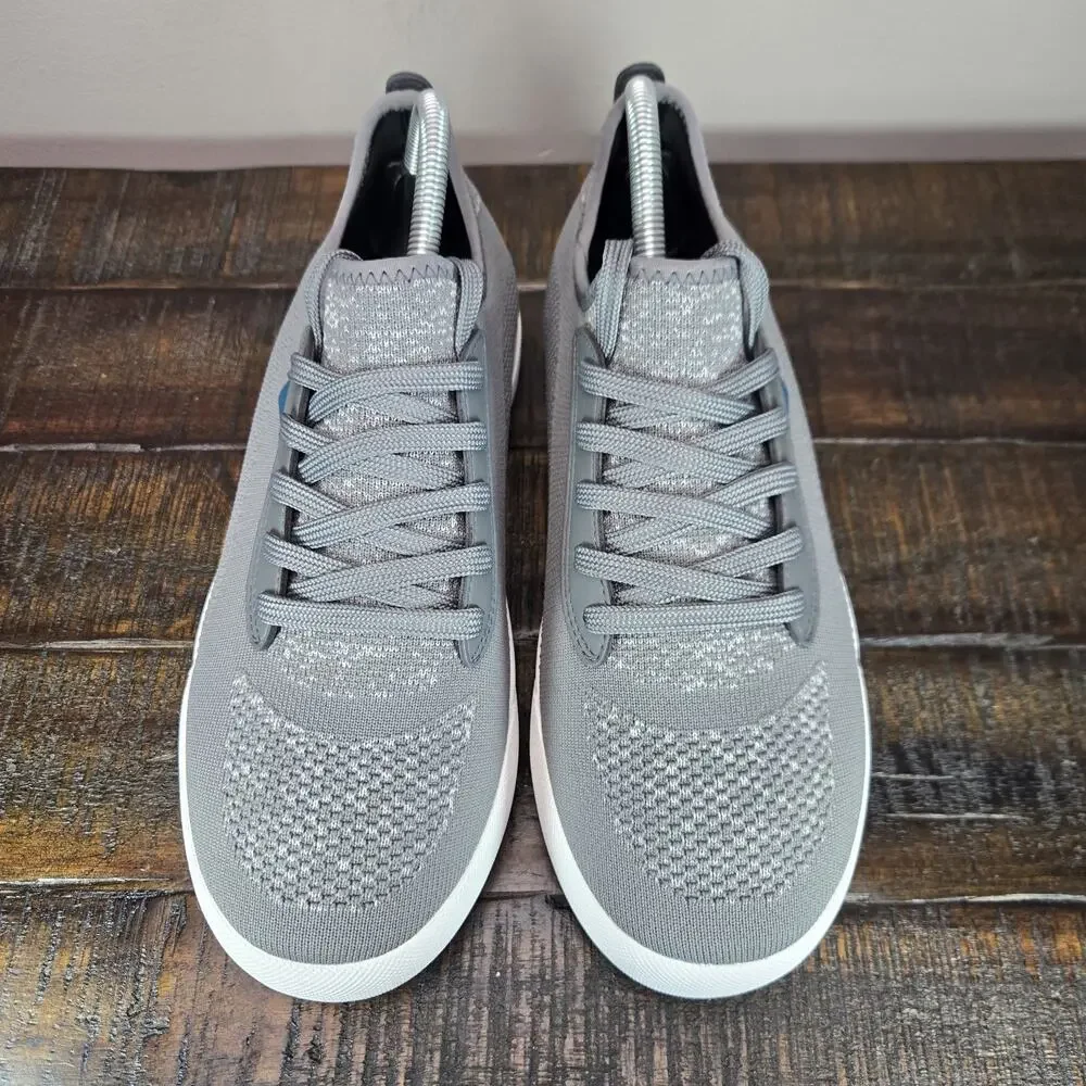 Vessi Weekend 1.5 Sneaker Womens Size 9 Waterproof Shoes Concrete Gray White